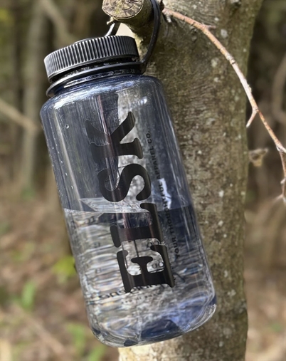 Elsk - Nalgene 1L Wide Mouth Bottle - Smoke Grey/ Black